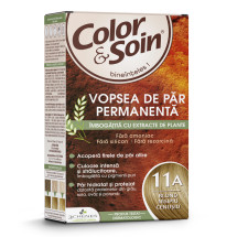 Vopsea de par blond nisipiu cenusiu 11A, Color&Soin