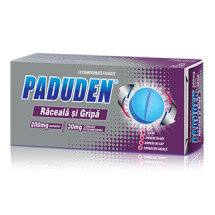 Paduden Raceala si Gripa 200 mg/30 mg x 10 comprimate filmate