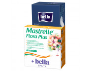 Mastrelle Flora Plus x 10 caps. vag+Bella Panty absorbante zilnice x 28buc
