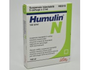 Humulin N 100 UI/ml x 5cart/3ml