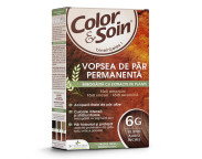 Vopsea de par blond fonce dore 6G