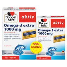 Doppel herz Omega 3 extra 1000 mg X 120 + 60 capsule