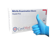 Manusi examinare nitril L albastre x 100 buc, CoolMed