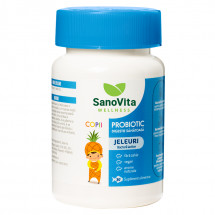 Jeleuri cu probiotic pentru copii, 30 bucati, Sanovita Wellness