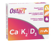 Ostart Plus Ca+K2+D3 x 20 cpr. film.