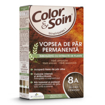 Vopsea de par blond cenusiu 8A, Color&Soin