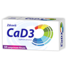  Zdrovit Ca+D3 X 50 comprimate filmate