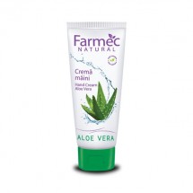 2650 Farmec Natural - Crema maini Aloe Vera, 100 ml