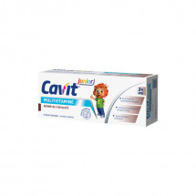 Cavit junior multivitamine ciocolata, 20 tablete masticabile