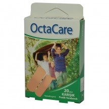 OctaCare MIXT - Plasturi prim ajutor , combinati, 20 buc