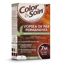 Vopsea de par blond acaju 7M, Color&Soin