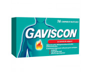 Gaviscon cu aroma de capsuni x 16 compr. mastic.