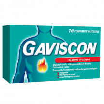 Gaviscon cu aroma de capsuni X 16 comprimate masticabile