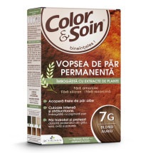Vopsea de par blond auriu 7G, Color&Soin