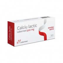 Calciu lactic Labormed 500 mg,  20 comprimate