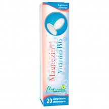 Naturalis Magneziu Plus Vitamina B6 X 20 comprimate efervescente