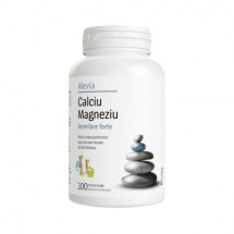 Alevia CALCIU MAGNEZIU ASIMILARE FORTE, 100 capsule