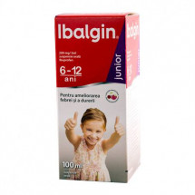 Ibalgin junior 200 mg/5 ml x 100 ml suspensie orala