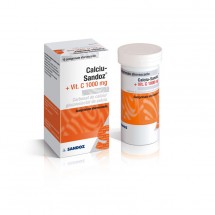 Calcium-Sandoz(R) + Vit.C1000mg x 10cpr.eff