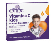 Alinan Vitamina C Kids cu portocala x 20 comprimate masticabile