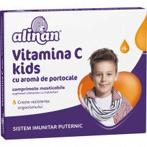 Alinan Vitamina C Kids cu portocala x 20 comprimate masticabile