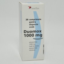 Duomox 1000 mg, 20 comprimate pentru dispersie orala