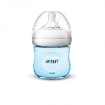 Avent Biberon Natural 125 ml blue ultra soft SCF032/17