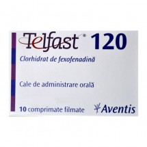 Telfast 120, 10 comprimate filmate