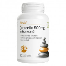 Alevia Quercetin 500mg cu Bromelaina X 30 capsule