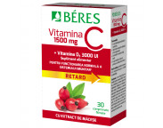 Beres Vitamina C 1500 mg +3000 UI D3 x 30 cpr. film. retard