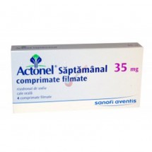 Actonel saptamanal 35mg, 4 comprimate filmate