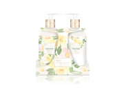 Baylis & Harding Royale Bouquet Set sapun lichid si lotiune de maini Flori de lamaie & trandafir alb, 300ml+300ml