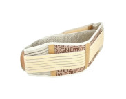 Centura lombara cu turmalina+biomagneti(bej)