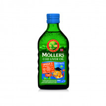 Moller's Cod liver oil Omega-3 aroma tutti frutti X 250 ml