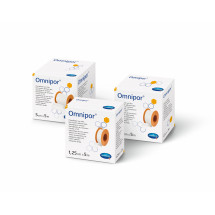 Omnipor plasturi pe suport hartie 1,25 cm x 5 cm x 1 rola
