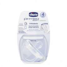 CHICCO Suzeta silicon, 4 luni+,  monobloc ortodontica Physio soft