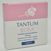 Tantum Rosa pulbere solutie externa 500mg. x 10 plicuri