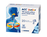 ACC Junior 100 mg x 20 plic. x 3 g pulb. pt. sol. orala