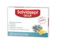 Salviasept Acut fara zahar x 12 compr. de supt