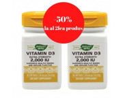Secom Vitamin D3 2000 UI x 30 caps. Moi * 2 - 50% disc la al 2 lea produs
