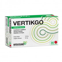 Vertikgo, 30 comprimate filmate, Nyrvusano Pharmaceuticals