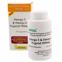 HOFIGAL Omega 3 & Omega 6 Vegetal 900 mg, 40 capsule moi