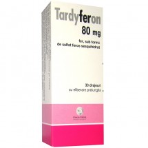 Tardyferon 80mg x 30 drajeuri ret