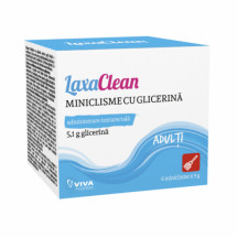 LaxaClean miniclisme glicerina adulti, 6 buc.