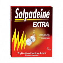 Solpadeine Extra 500 mg / 12,8 mg / 30 mg x 16 comprimate efervescente