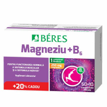 Beres Magneziu + B6 X 50 tablete + 10 tablete 