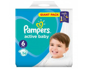 Pampers nr.6 Active Baby 13-18 kg x 56 buc