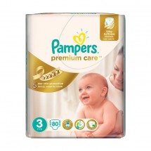 Pampers nr.3 Premium Care 5-9 kg x 80 buc