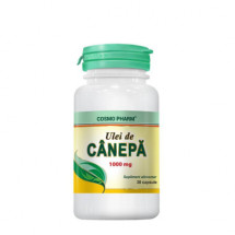 Cosmo Ulei de canepa 1000 mg, 30 capsule