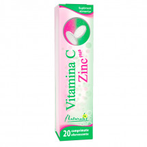 Vitamina C 1000 mg plus Zinc Naturalis, 20 comprimate efervescente